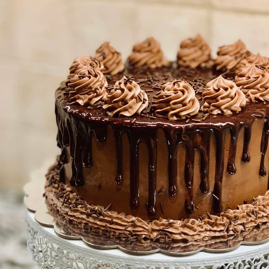 Belgian Chocolate Truffle Cake